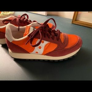Saucony Jazz Original Vintage Women's Shoe Flame/Maroon/Rouge, women’s 6, no box